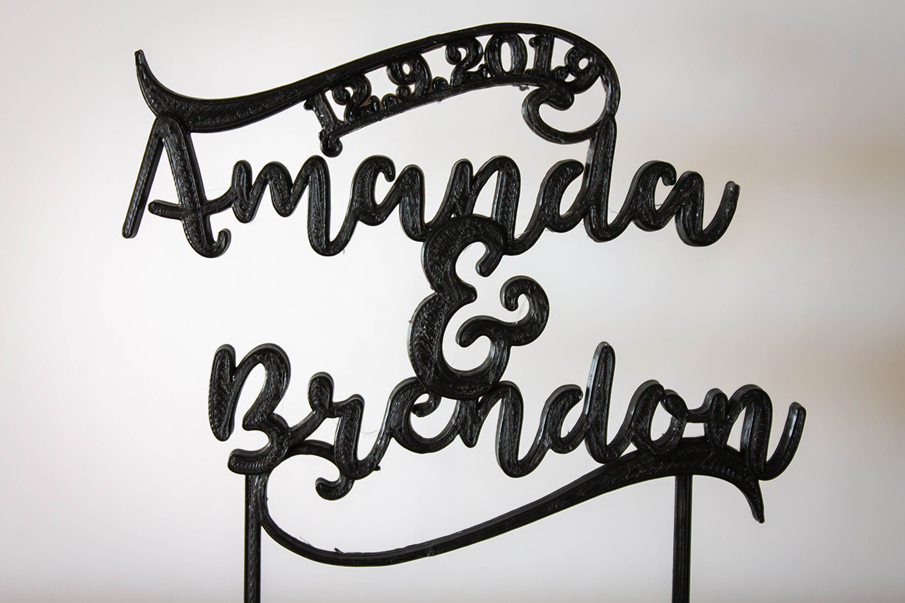 Wedding cake topper